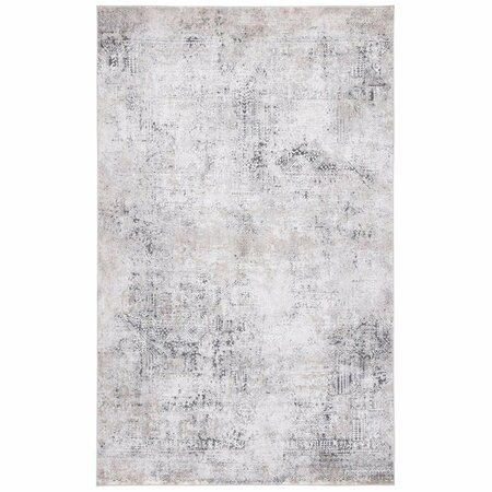 SAFAVIEH 9 x 12 ft. Vogue Power Loomed Gray & Beige Rectangle Area Rug VGE156F-9